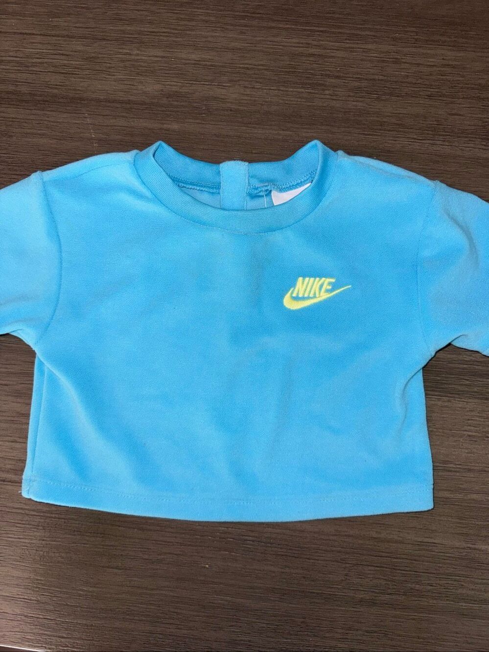 Nike girls shirt light blue size 12 months